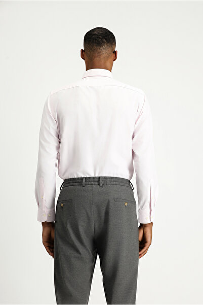 Kiğılı Long Sleeve Regular Fit Oxford Cotton Easy-Iron Shirt