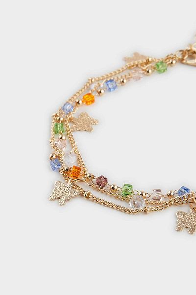 DeFacto Women's Butterfly Gold Bracelet F3644Axns