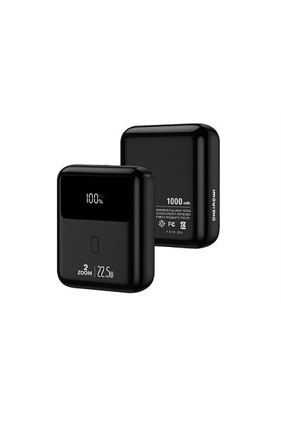 Zoom Plus 10000mAh Super Fast Power Bank-Black