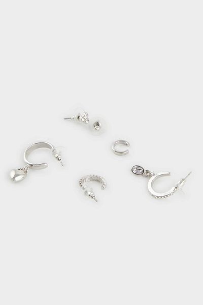 DeFacto Women's 6-Piece Gold Earrings E9076Axns