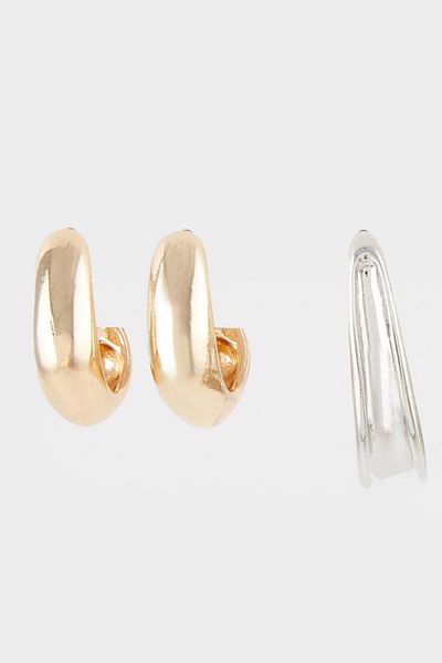 DeFacto Women's 3-Piece Earrings E9063Axns