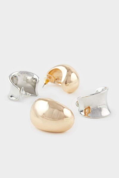 DeFacto Women's 2-Piece Earrings E9078Axns