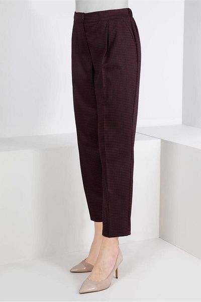 Alvina PLAID ZIPPERED PANT 70475