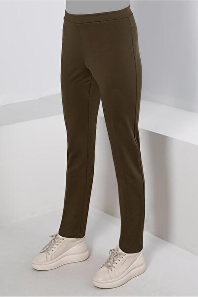 Alvina Elastic Waist Skinny Leg Trousers 70469