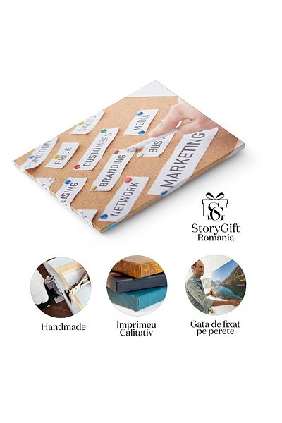 StoryGift Romania Tablou Canvas: Creativitatea In Afaceri, Viziune Si Pret - Promotie, Dezvoltare, Lucru