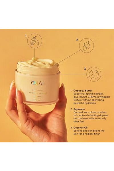 Ouai Body Crème St. Barts 212g - Luxurious Moisturizing Cream with Tropical Scent