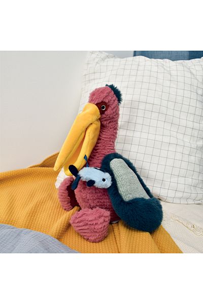 Histoire d'Ours Soft plush toy - Pelican, 34 cm
