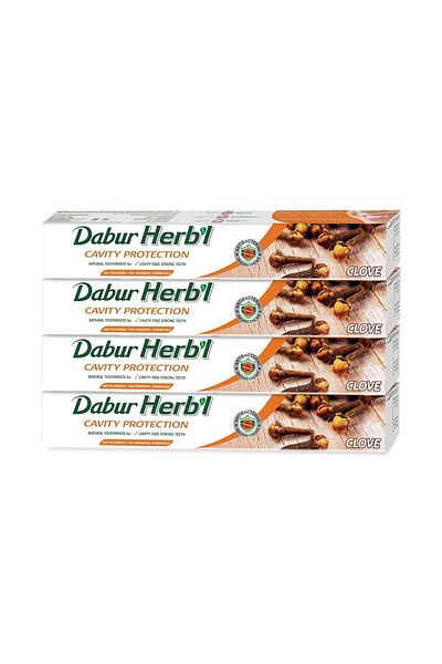 Dabur Herb'l Clove Cavity Toothpaste 100 g 3+1