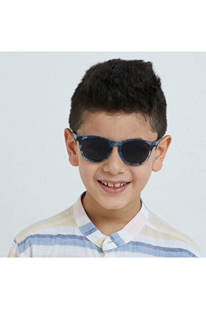 Babamio نظارات شمسية للأطفال من ماريا جونيور - من عمر 4 إلى 8 سنوات - زرقاء