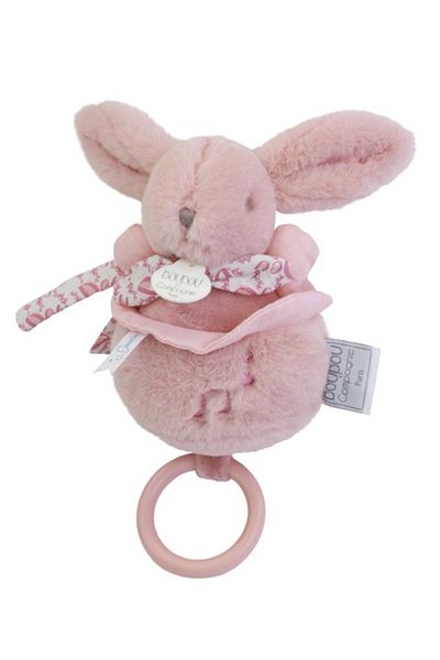Doudou et Compagnie Musical Doudou® Bunny – pink, 20 cm