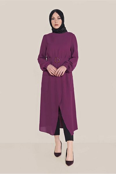 Alvina Pocket Asymetric Tunic 40456