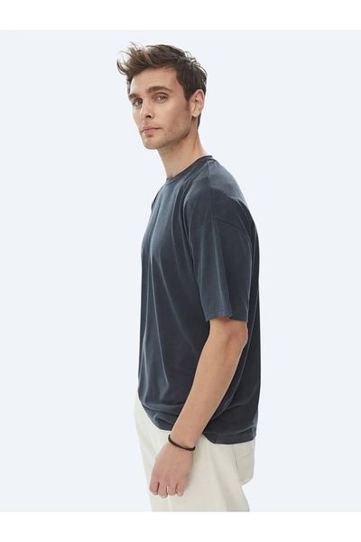 Kip Μπλουζάκι Anthracite Crew Neck Plain