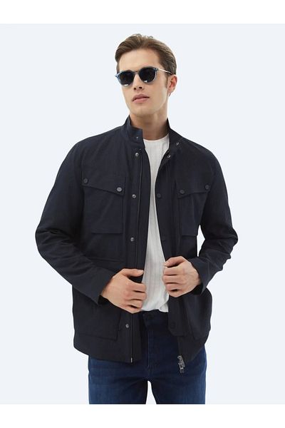 Kip Αθλητικό μπουφάν Navy Blue Regular Fit