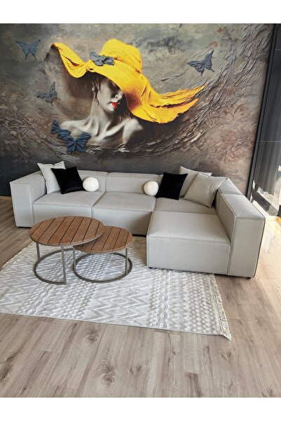 Erduran Mobilya Angelo 4 Modül Uzanmalı Zero 02 (ürün Özelliklerini Okuyun Lü...