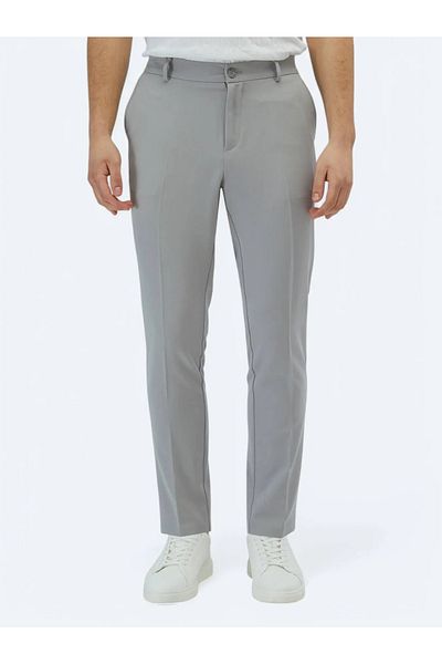 Kip Gray Woven Jogging Fit Casual Trousers