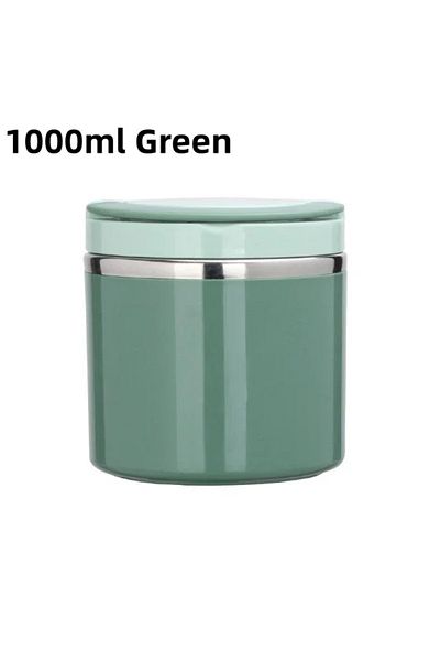 Choice Green-1000ml 630/1000MLWith Handle Portable Soup Bowl Thermal Storage Container Sealed Bento Box In