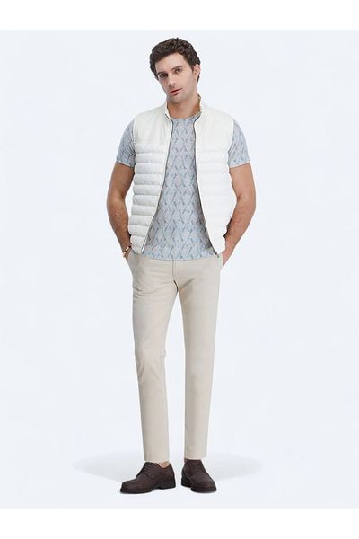Kip Ecru Woven Sports Vest - Comfortable and Stylish Design