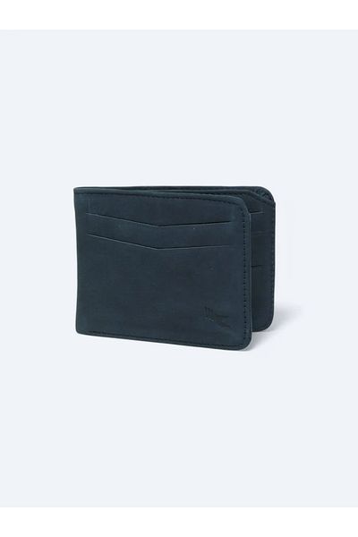Kip Indigo Leather Wallet