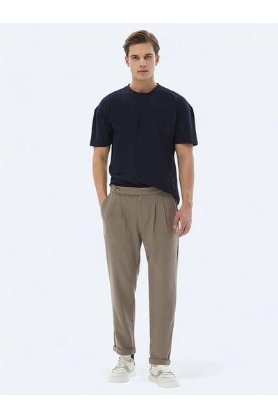 Kip Μπλουζάκι με λαιμόκοψη 100% βαμβακερό Navy Blue