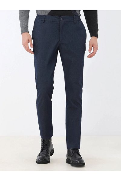 Kip Navy Blue Casual Jogging Pants - Cotton Blended