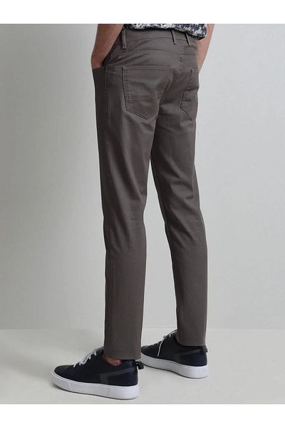 Kip Παντελόνι Mink Casual Fitted Cotton Blended