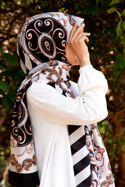 Vissona شال حرير طازج 100%