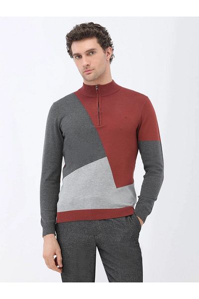 Kip Tile Half Turtleneck Patterned Knitwear Sweater