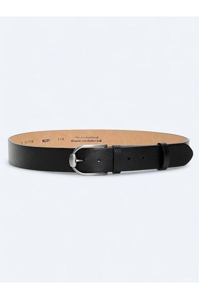 Kip Black Leather Belt