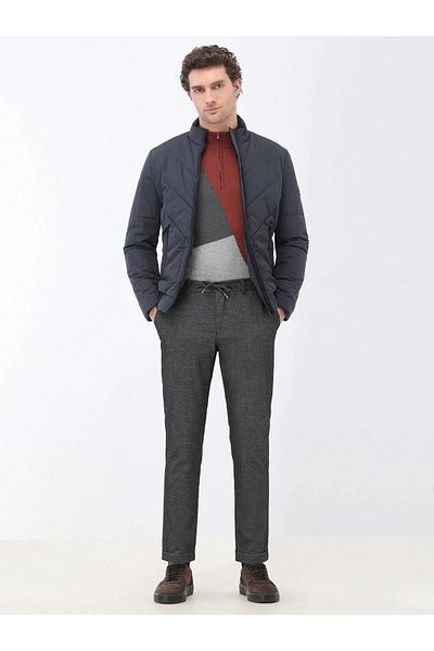 Kip Anthracite Color Woven Coat