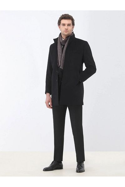 Kip Black Striped Modern Fit Suit
