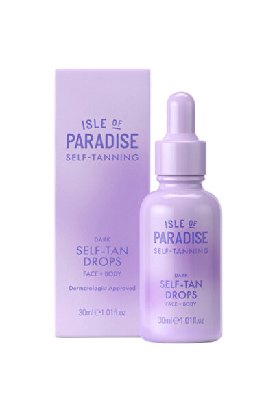Isle Of Paradise قطرات مرطبة دارك للحصول على سمرة طبيعية للوجه والجسم 30 مل