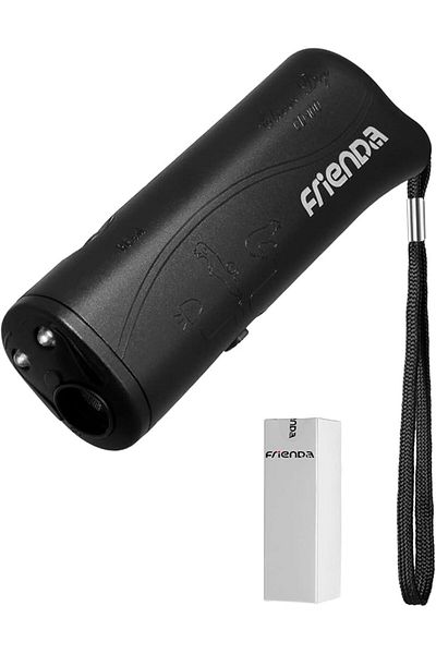 MACON 3 in 1 Ultrasonic LED Dog Repeller – Anti Barking & Dog Training Pet Control Trainer