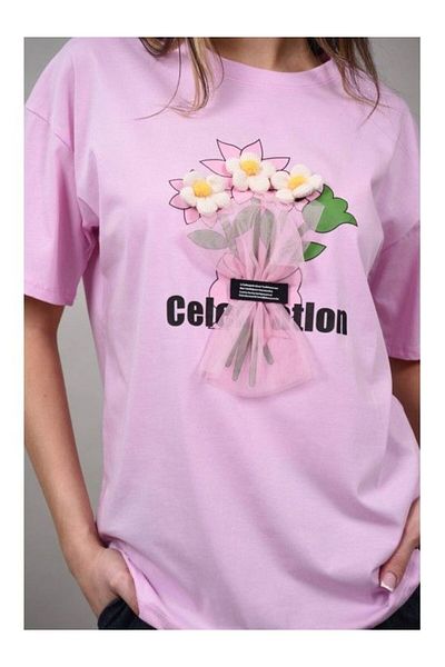 Cocco Rossa Tricou Flowers Celebration Zephyr Roz L-xl
