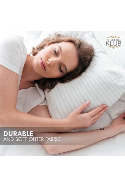 Hotel Linen Klub 2-Piece 100% Cotton Sateen Pillowcase (50x75cm) – Silky Soft Feel Like Satin, Hotel-Quality Bedding