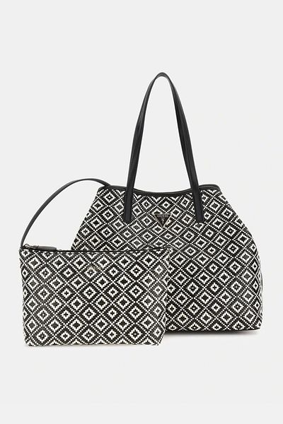 Guess Vıkky II Large Tote dámská černá taška přes rameno Hwwr9318290-bla