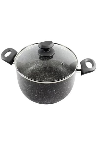 BRIO Forged aluminum saucepan with lid, capacity 4.8l, diameter 24x11 cm, induction base