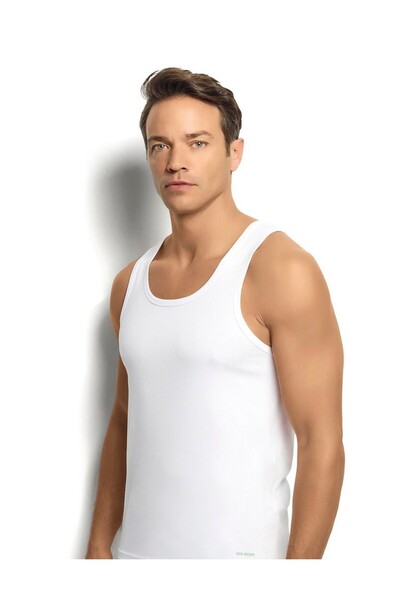 MODA Dai- Cotton Combed Single Jersey Men's Undershirt Economical Comfortable 2-Piece