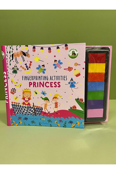 TURTLEKİDS Turtle Kids Fingerprinting Activities Princess