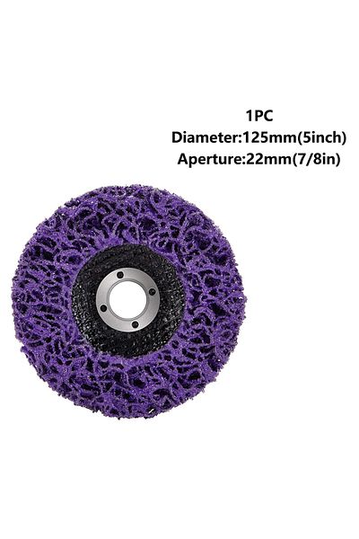 Choice 125mm 1PC Poly Strip Disc Abrasive Wheel Paint Rust Remover Clean Grinding Wheels for Motorcycles Du