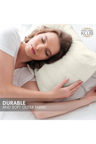 Hotel Linen Klub 2-Piece 100% Cotton Sateen Pillowcase (50x75cm) – Silky Soft Feel Like Satin, Hotel-Quality Bedding
