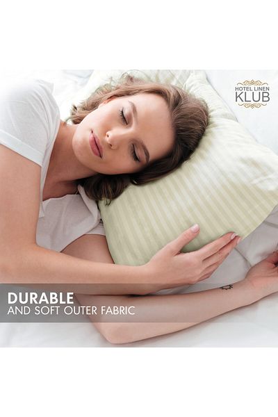 Hotel Linen Klub 2-Piece 100% Cotton Sateen Pillowcase (50x75cm) – Silky Soft Feel Like Satin, Hotel-Quality Bedding