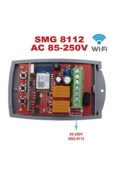 Choice1 AC 85-250V 433MHz Universal Tuya Smart wifi Garage Door Opener 2CH 12...