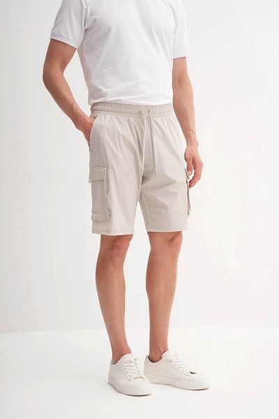 Cazador Shorts - Beige - Normal waist