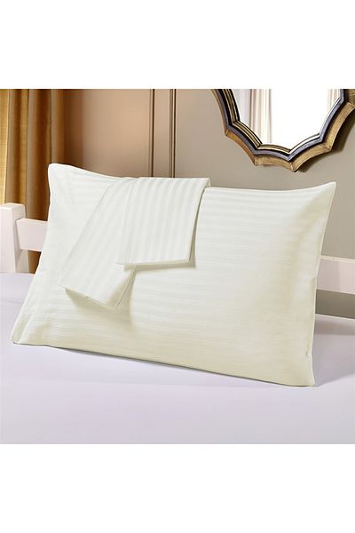 Hotel Linen Klub 2-Piece 100% Cotton Sateen Pillowcase (50x75cm) – Silky Soft Feel Like Satin, Hotel-Quality Bedding