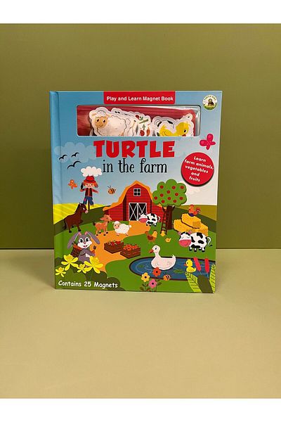 TURTLEKİDS Turtle in the Farm Magnet Book