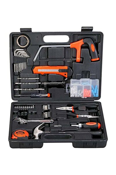 Black&Decker مجموعة أدوات يدوية من بلاك آند ديكر، 108 قطعة، للمنزل والمكتب، ب...
