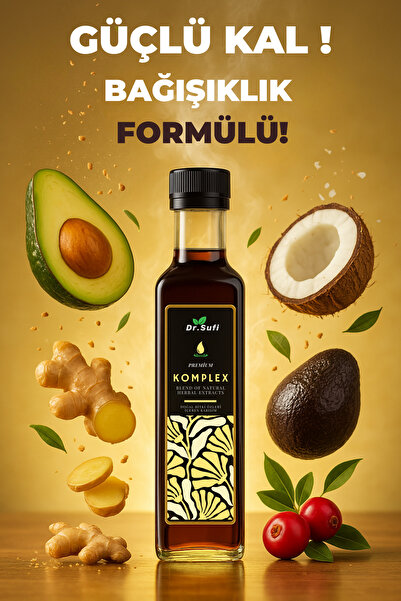 Dr Sufi Çörek Otu, Zencefil, Propolis, Kantaron, Hardal yağı ve 15 Bitki Özü %100 Bio – Doktor Sufi Komplex