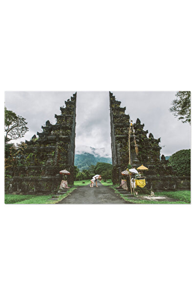 StoryGift Romania Tablou Canvas Cuplu La Poarta Handara, Bali Aventura, Arhit...