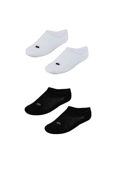 Lotto Set of 4 Pairs of Women's Socks, insole type, white/black, 36-42, Lotto