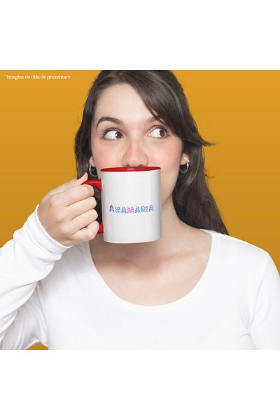 StoryGift Romania Mug With Name Anamaria, Unicorn, Princess, Fairytale, Cute, 330ml, Ceramic with, With, STG